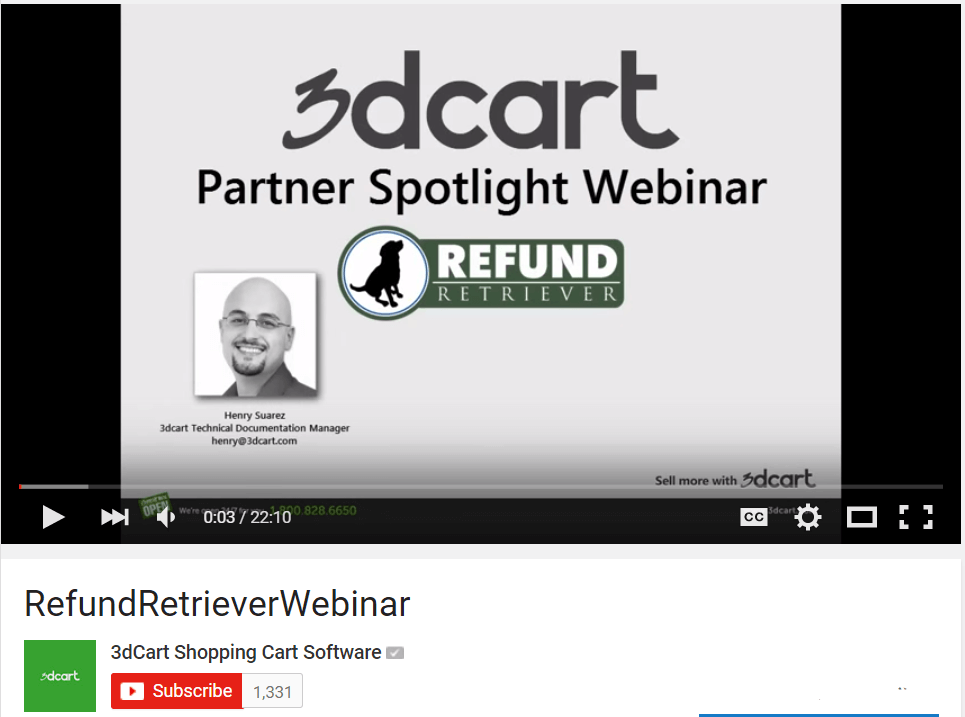 3dcart Partner Spotlight Webinar!