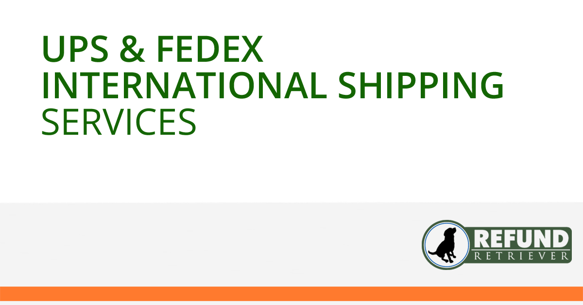 FedEx & UPS International -