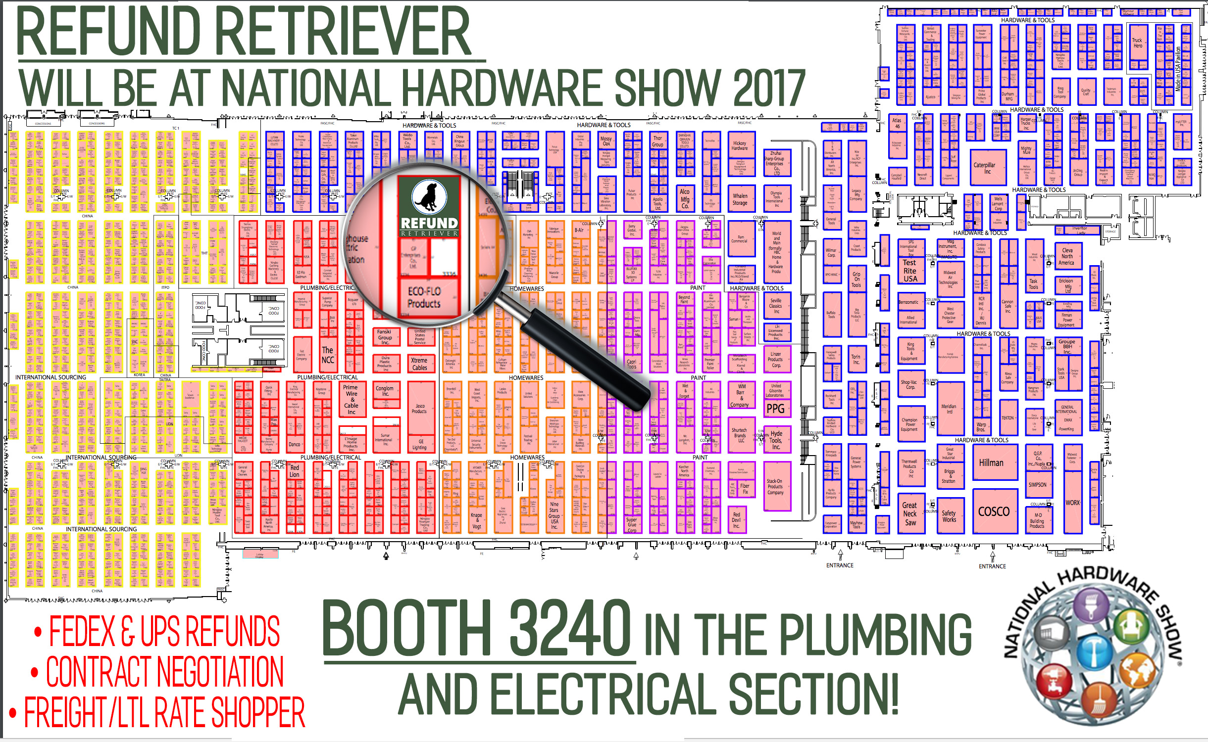 National Hardware Show 2017 Refund Retriever