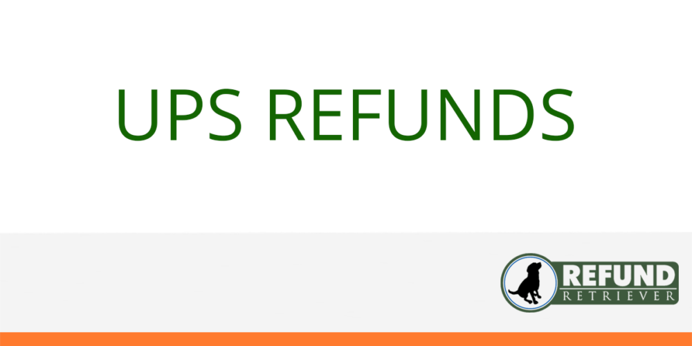 UPS Refunds