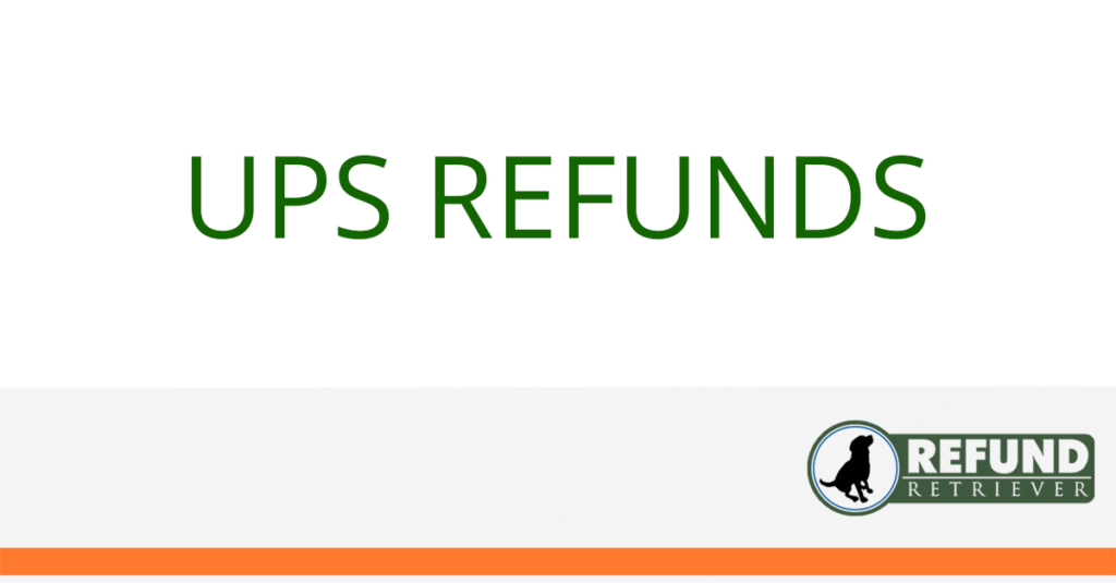 UPS Refunds