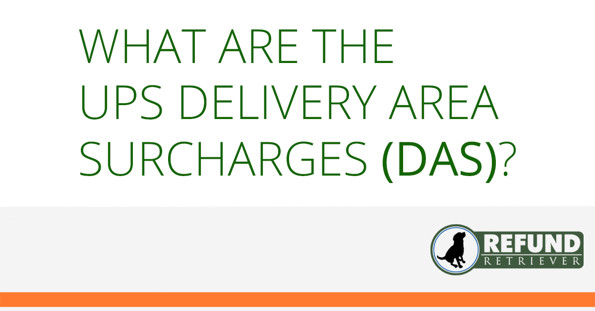 UPS Delivery Area Surcharge DAS