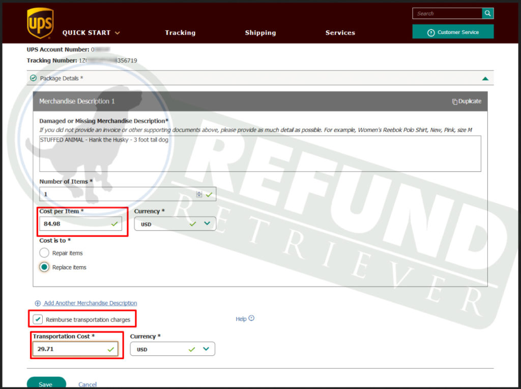 UPS CLAIMS A PACKAGE I DROPPED OFF WAS NEVER SHIPPED visual data 7