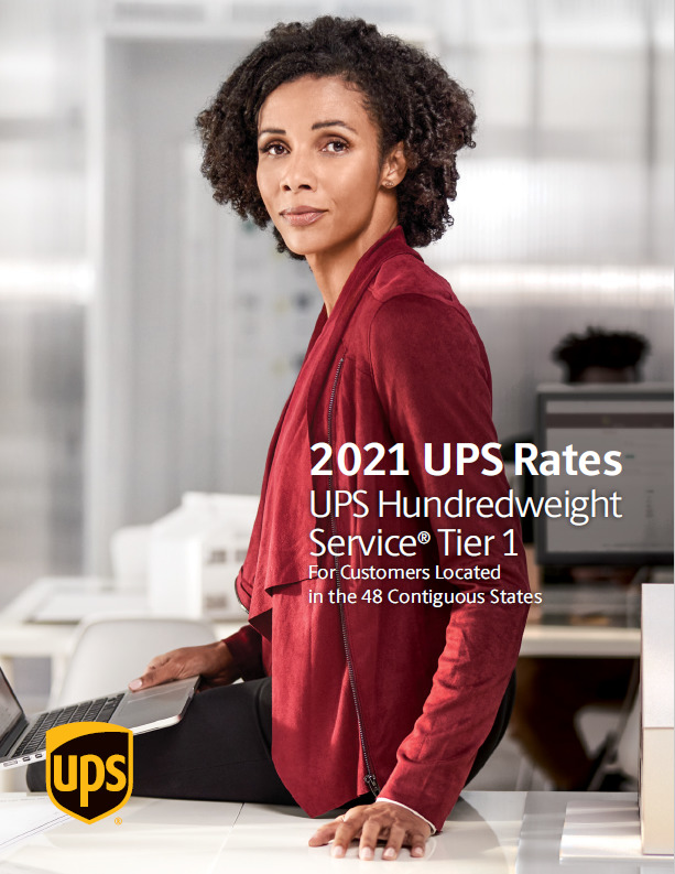 UPS 2021 Hundredweight Service Rates