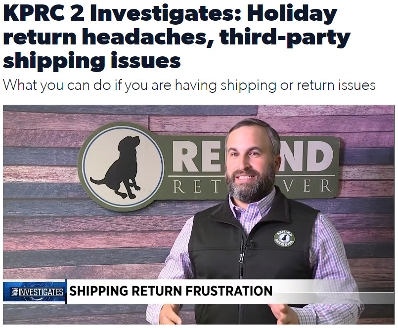 KPRC 2 Investigates: Holiday return headaches, third-party shipping issues