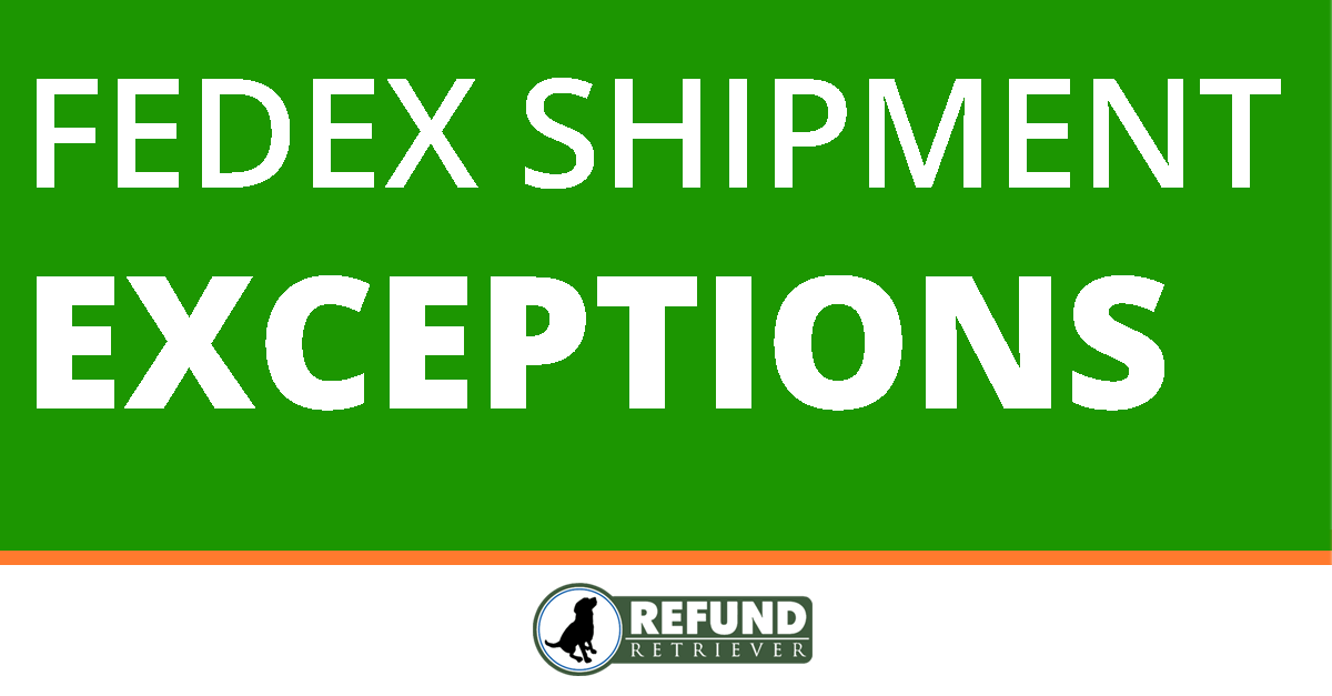 Shipping Exception Report