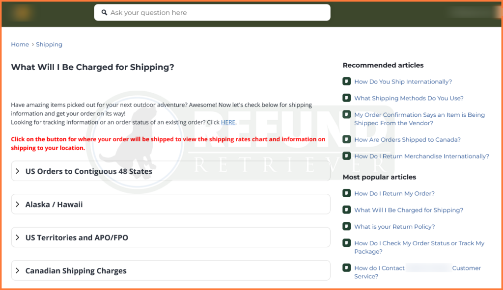 The Perfect Shipping Policy