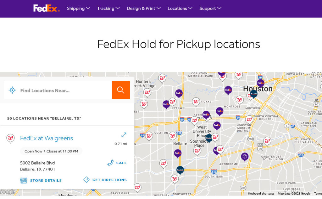 FedEx Hold for Pickup Porch Pirates
