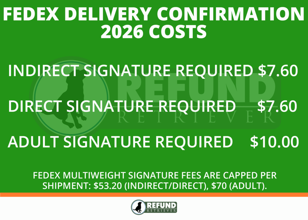 FedEx Adult Signature Required 2026