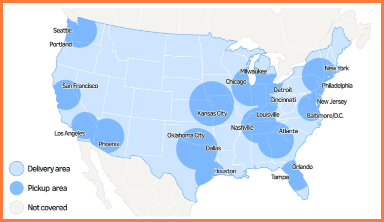 Amazon Shipping Coverage Map 2026